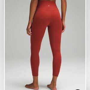 lululemon athletica High-Rise Rust Red Leggings